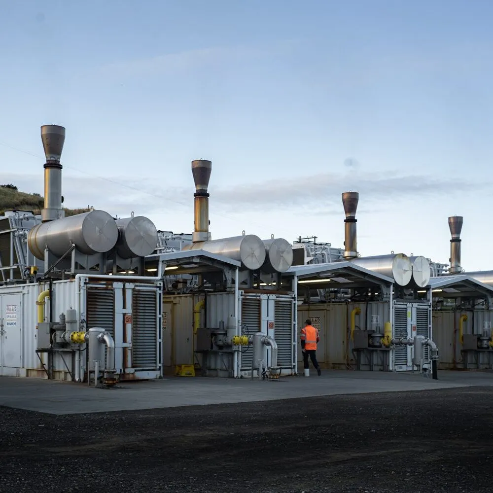 Generators at the Gareth James Energy Park